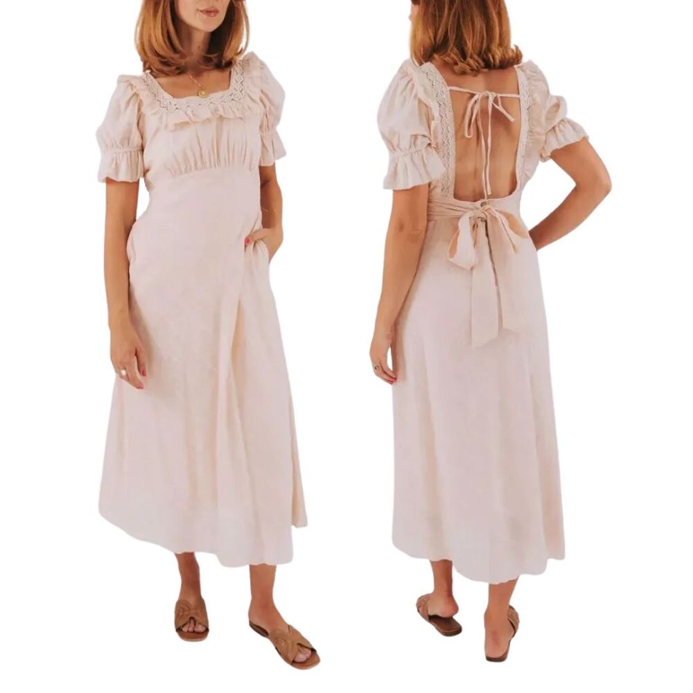 Free People Now And Forever Midi Dress Size XS